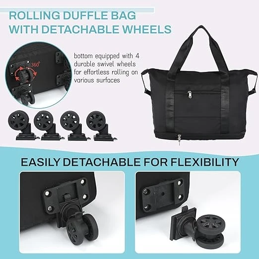 Rolling Duffle Bag With Wheels